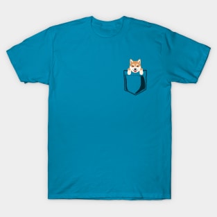 Pocket Shiba Inu T-Shirt